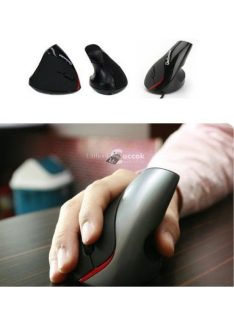   Vertikális ergonómikus USB számítógépes egér kényelmes használathoz