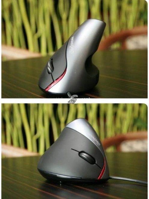 Vertikális ergonómikus USB számítógépes egér kényelmes használathoz