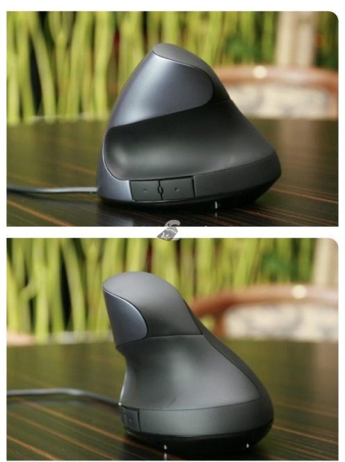 Vertikális ergonómikus USB számítógépes egér kényelmes használathoz