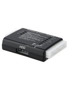 Tápegység Teszt Teszter HDD SATA ATX 20/24 PIN Számítógép Diagnosztikai Eszköz