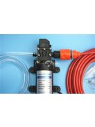 12V Szivargyújtós Hordozható Autós Szivattyú Szórófejjel és Slaggal / Nagynyomású Mosó Autóápoláshoz