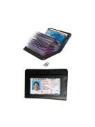 Biztonsági pénztárca RFID blokkoló technológiával, utazáshoz és mindennapi használatra