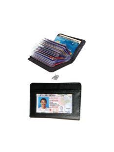   Biztonsági pénztárca RFID blokkoló technológiával, utazáshoz és mindennapi használatra