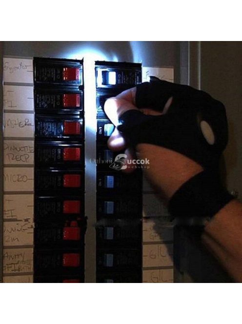 Világító LED kesztyű - Színes fényhatásokkal partikhoz és rendezvényekhez