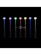 Világítós hajtincs party és fesztivál kiegészítő