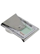 Bankkártya- és pénztartó bőr pénztárca biztonságos RFID védelemmel