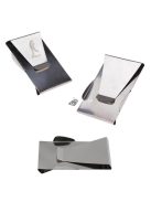 Bankkártya- és pénztartó bőr pénztárca biztonságos RFID védelemmel