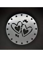 Tortadíszítő kellék - Többször használható tortadíszítő sablon készlet (4 különböző minta)