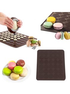   Macaron sütő lap - tapadásmentes szilikon sütőforma macarons készítéséhez