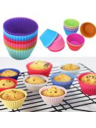 Szilikon muffin sütőforma – tapadásmentes sütéshez és könnyű tisztításhoz
