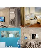 Tükörmatrica, dekoratív öntapadós tükörfólia falra és bútorra