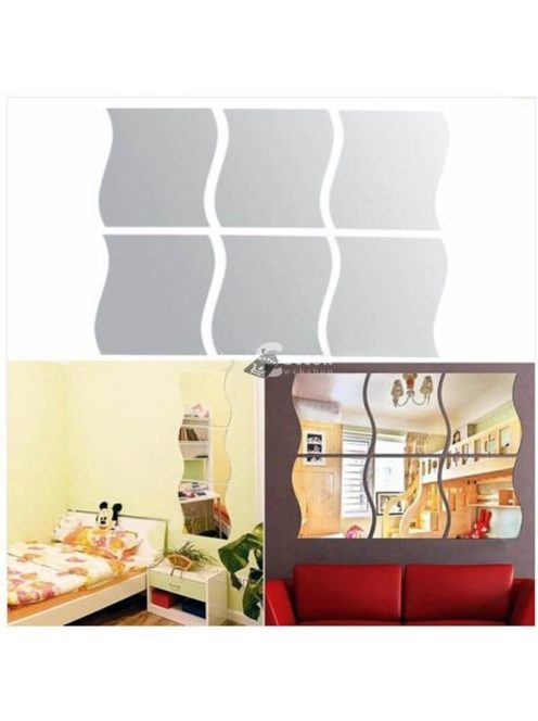 Tükörmatrica, dekoratív öntapadós tükörfólia falra és bútorra
