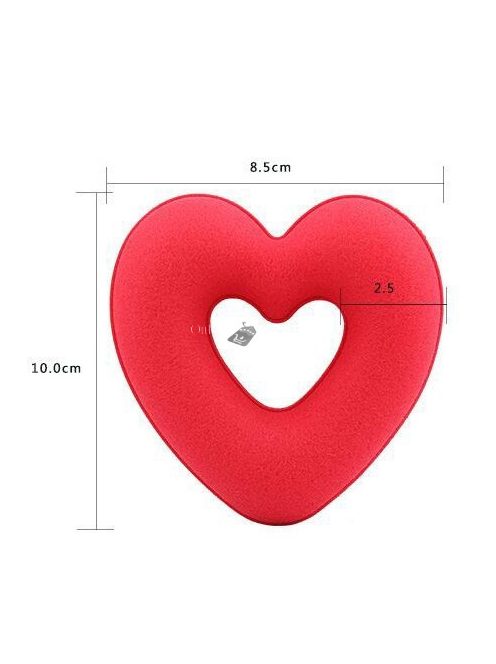 Szív alakú hajfánk, konty készítő eszköz hajformázáshoz