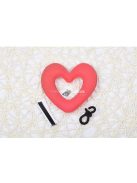 Szív alakú hajfánk, konty készítő eszköz hajformázáshoz