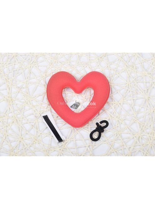 Szív alakú hajfánk, konty készítő eszköz hajformázáshoz