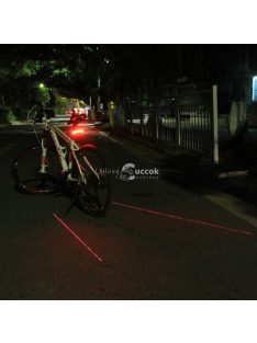   Kerékpár hátsó lámpa indexes funkcióval, bicikli biztonsági világítás