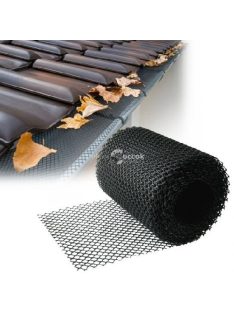   Ereszcsatorna háló, esőcsatorna lombfogó háló levelek és törmelék ellen