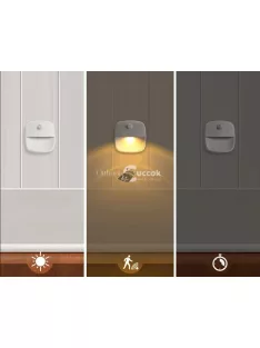   Mozgásérzékelős LED fali lámpa, kültéri és beltéri használatra