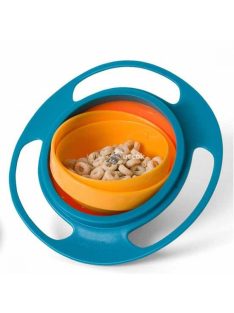   1db bukfenctál - Gyerekeknek szánt színes műanyag tál, biztonságos étkezéshez és játékhoz