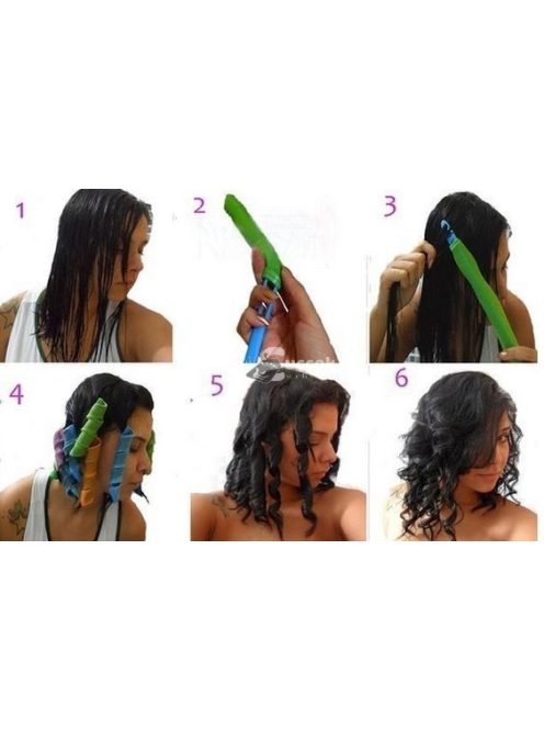 18 db-os hajformázó hajcsavaró szett hajgöndörítéshez és frizura készítéshez