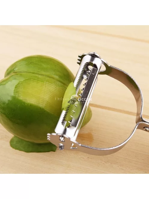 Multifunkcionális konyhai zöldség- és gyümölcs szeletelő/hámozó eszköz