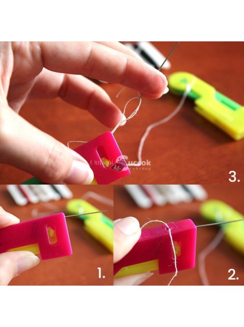 Automata tűbefűző és cérnabefűző készlet, 2 darabos csomag varráshoz