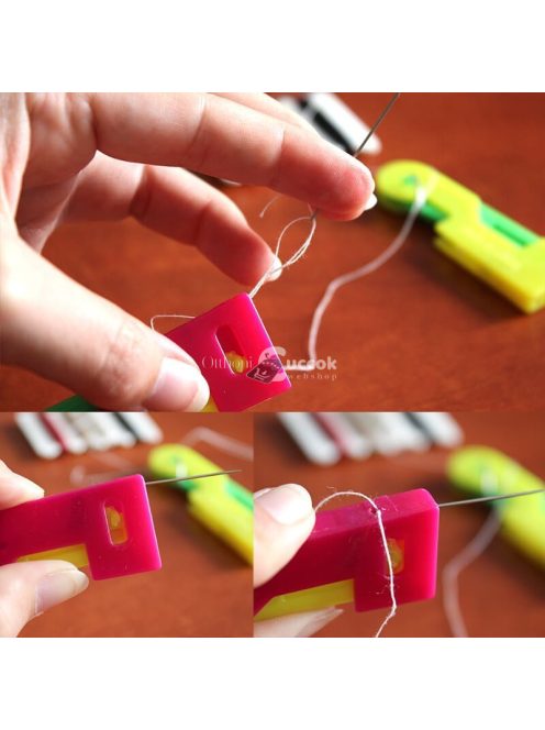 Automata tűbefűző és cérnabefűző készlet, 2 darabos csomag varráshoz