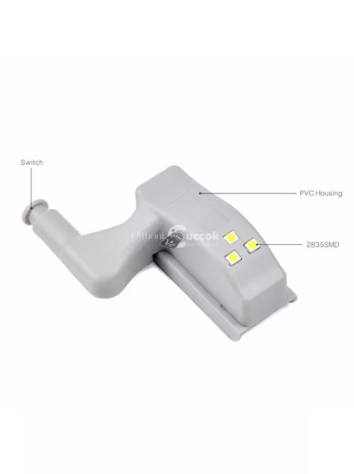 Mozgásérzékelős LED szekrény- és gardróbvilágítás, 4 darabos készlet