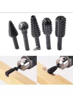   Faipari profilmaró készlet, 5 darabos marófej szett fához