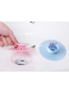 Fürdőszobai hajfelfogó-haj szűrő lefolyóvédővel, hajhulladék megelőzésére