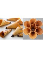 Tölcsér alakú sütőforma süteményekhez és desszertekhez