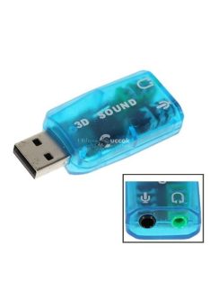   USB Hangkártya Virtual 5.1 - Kiváló Minőségű Külső Hangrendszer Számítógépekhez