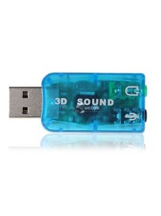   USB Hangkártya Virtual 5.1 - Kiváló Minőségű Külső Hangrendszer Számítógépekhez