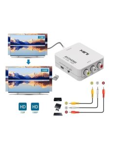   RCA HDMI átalakító - Analóg jelek digitális HDMI formátumra konvertálásához