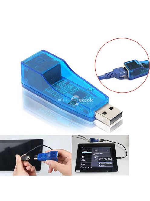 USB LAN Ethernet adapter konverter átalakító számítógépekhez és laptopokhoz