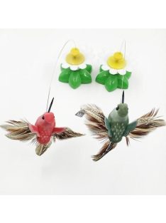   Interaktív Repülő Madár Macskajáték – Szórakoztató és Mozgásfejlesztő Játék Cicáknak