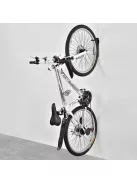 Fali kerékpártároló, helytakarékos biciklitároló rendszer