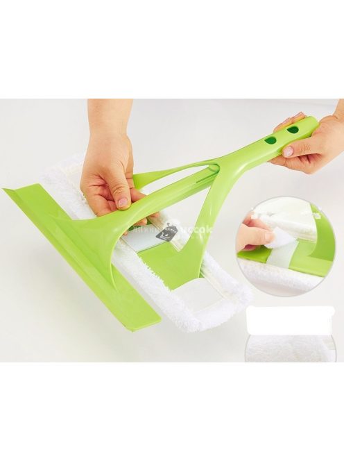 Ablaktisztító készlet, ablaktisztító lehúzóval és mosóval