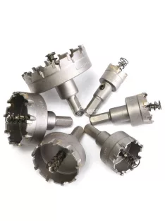   Körkivágó fémhez, lyukfűrész készlet, 6 db-os, precíziós fémvágó szerszámkészlet