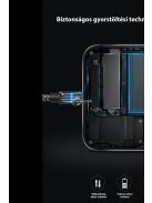 Extra strapabíró 1 méteres Lightning iPhone gyorstöltő és USB adatkábel gyors adatátvitelhez