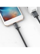 Extra strapabíró 1 méteres Lightning iPhone gyorstöltő és USB adatkábel gyors adatátvitelhez