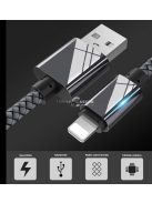 Extra strapabíró 1 méteres Lightning iPhone gyorstöltő és USB adatkábel gyors adatátvitelhez