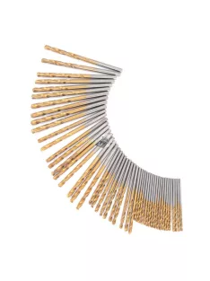   50 db-os Titán-gyorsacél Fúrószár Készlet - Precíziós Fúráshoz és Tartóssághoz