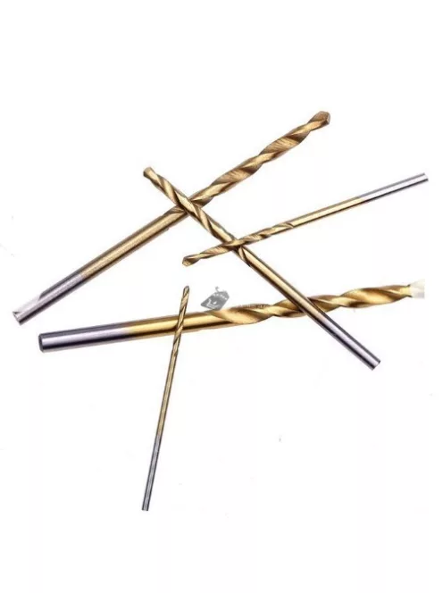 50 db-os Titán-gyorsacél Fúrószár Készlet - Precíziós Fúráshoz és Tartóssághoz