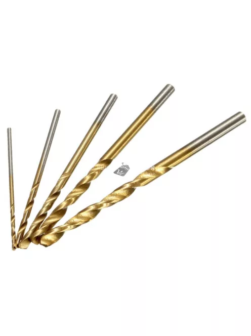 50 db-os Titán-gyorsacél Fúrószár Készlet - Precíziós Fúráshoz és Tartóssághoz