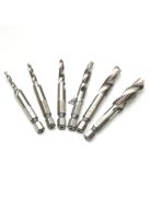 Menetfúró és csigafúró készlet (6 db) – Precíziós fémmegmunkáláshoz