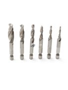 Menetfúró és csigafúró készlet (6 db) – Precíziós fémmegmunkáláshoz
