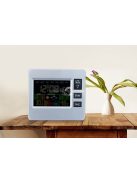 Multifunkciós LCD kijelzős időjárás állomás és digitális asztali óra pontos idő- és hőmérséklet kijelzéssel