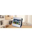 Multifunkciós LCD kijelzős időjárás állomás és digitális asztali óra pontos idő- és hőmérséklet kijelzéssel