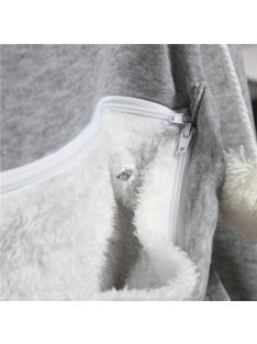   Macskahordozó pulóver beépített cicahordozó zsebbel, macskás dizájnnal